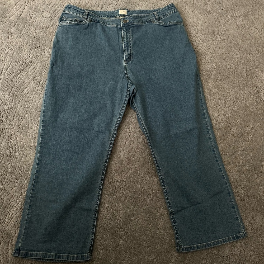 Classic cropped JJill jeans